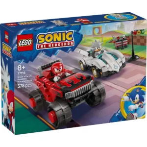 LEGO® Sonic The Hedgehog - Masina lui Silver vs Camionul gigant al lui Knuckles (77118)