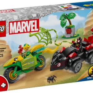 LEGO® Spidey - Spin si electro intr-o urmarire cu dino-vehicule (11198)