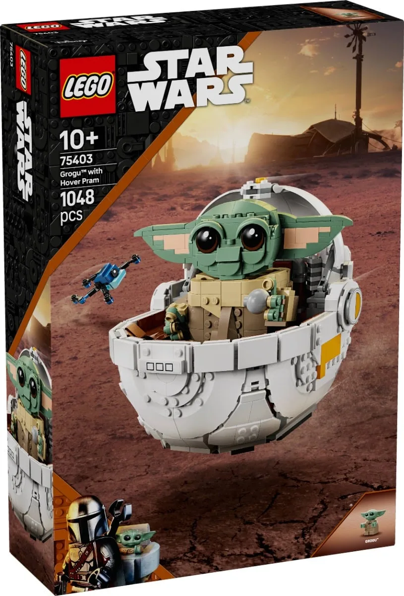 LEGO® Star Wars - Grogu cu landoul planor (75403)