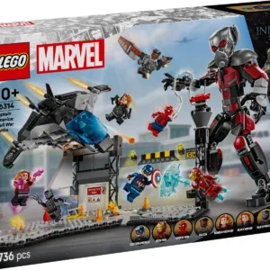 LEGO® Super Heroes - Batalia plina de actiune din Capitanul America: Razboi civil (76314)