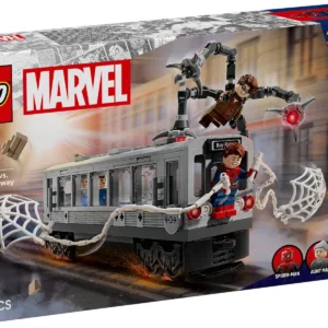 LEGO® Super Heroes - Lupta de pe acoperisul trenului dintre Omul-Paianjen si Doc Ock (76321)