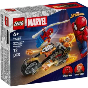 LEGO® Super Heroes - Omul Paianjen vs Calaretul fantoma pe motocicleta (76335)