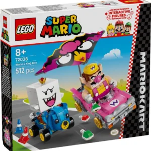 LEGO® Super Mario - Mario Kart - Wario si King Boo (72038)