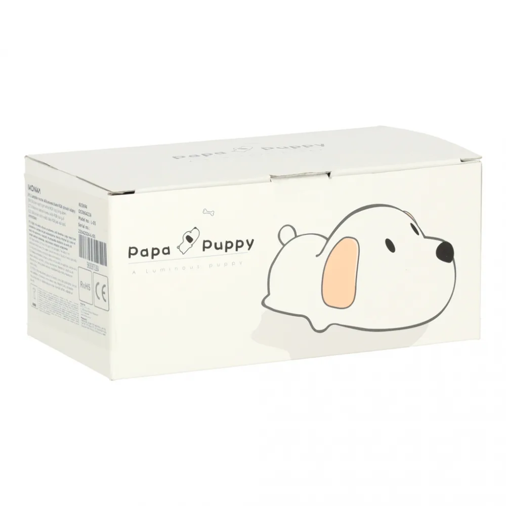 Lampa de noptiera pentru copii white Dog