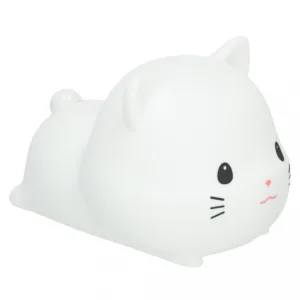 Lampa de noptiera pentru copii white Kitty