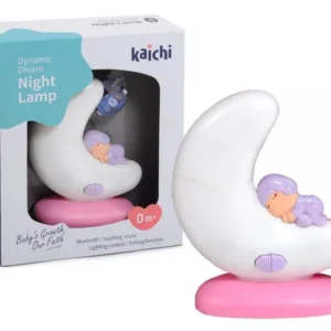 Lampa de veghe cu muzica si conectare bluetooth Pink  Moon