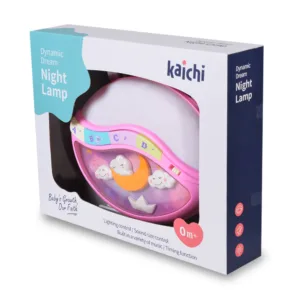 Lampa de veghe cu muzica si proiectii Dinamic dream Pink