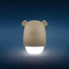 Lampa de veghe cu senzor de lumina Zazu Kids Benny the Bear Bej