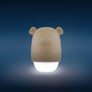 Lampa de veghe cu senzor de lumina Zazu Kids Benny the Bear Bej