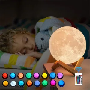 Lampa de veghe luna 3d 20 cm