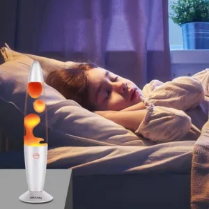 Lampa decorativa lava orange