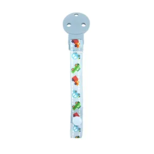 Lant cu clips pentru suzeta 0 luni+ Moonlight Blue