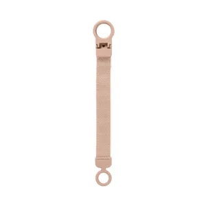 Lantisor Bibs clip Loop pentru suzeta Blush