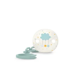 Lantisor pentru suzeta cu clips albastru marin Dreams