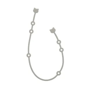 Lantisor suzeta Kiika Boo Platinum Silicone Sand