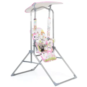 Leagan de gradina cu parasolar Moni Funny roz