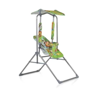Leagan de gradina cu parasolar Moni Funny verde