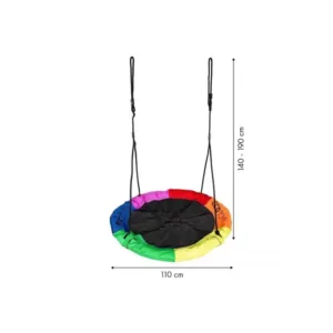 Leagan de gradina pentru copii 110 cm multicolor ecotoys boc110