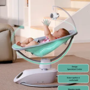 Leagan electric bebe Momcozy CocoSway 3D Motion Baby Swing