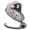 Leagan electric bebelusi Cangaroo Iswing Gri deschis