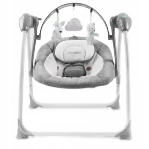 Leagan electric cu muzica Ricokids 7321 Gri