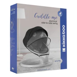 Leagan electric cu telecomanda KikkaBoo Cuddle Me Light Grey
