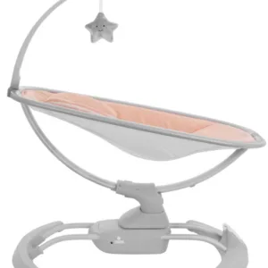 Leagan electric cu telecomanda si leganare laterala KikkaBoo Spinny Pink