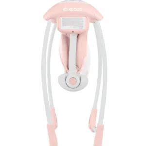 Leagan electric pliabil KikkaBoo cu conectare la priza Chillo Hippo Dreams Pink