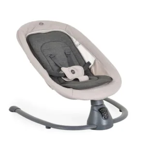Leagan electric tip sezlong pentru bebelusi Cangaroo Zara Bej cu Gri