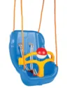 Leagan mare pentru copii Pilsan Big Swing Albastru cu bara de protectie detasabila