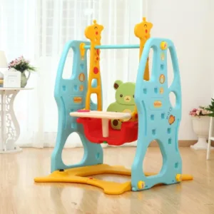 Leagan pentru bebelusi Nichiduta Garden Swing Blue cu margini rotunjite