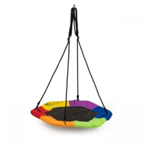 Leagan pentru copii Ecotoys rotund tip cuib de barza suspendat MIR6023 multicolor