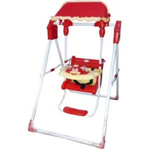 Leagan pentru copii Novokids Ratusca Rosu pentru interior si exterior