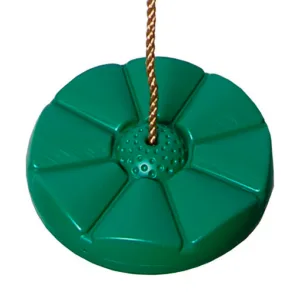 Leagan rotund cu funie reglabila Verde