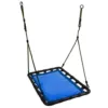 Leagan suspendat tip cuib dreptunghiular mare 105 x 75 cm Ecotoys MIS1005 albastru
