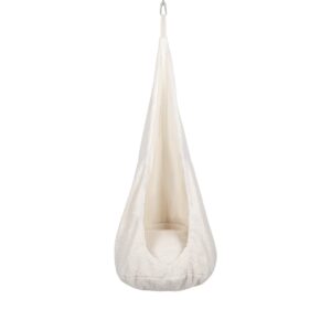 Leagan tip cocon pentru copii MeowBaby bearly ecru