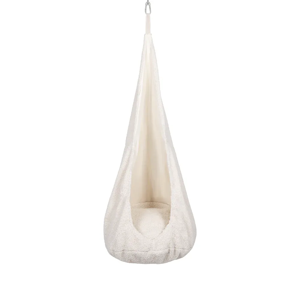 Leagan tip cocon pentru copii MeowBaby bearly ecru