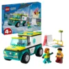 Lego City Ambulanta de Urgenta si Snowboarder 60403