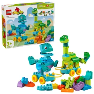 Lego Duplo Dinozauri pe roti 3 in 1 10451