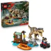 Lego Jurassic World Evadare pe rau din calea unui T-Rex 76975