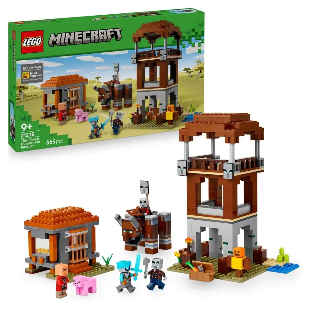 Lego Minecraft Avanpostul Jefuitorului si Distrugator 21278