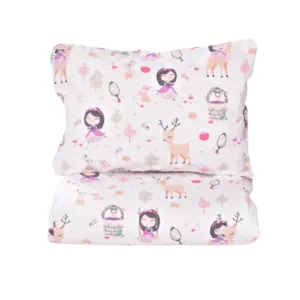 Lenjerie 3 piese model Fetite + Protectie impermeabila patut 120x60 cm
