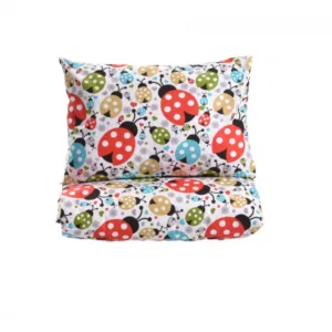 Lenjerie 5 piese patut 120x60 cm bumbac model Buburuze