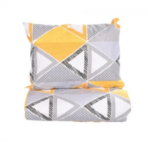 Lenjerie 5 piese patut 120x60 cm bumbac model Forme Geometrice