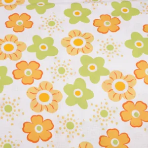 Lenjerie 6 piese patut 120x60 cm bumbac model floricele