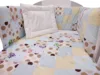 Lenjerie MyKids Mini Patratel multicolor buline maro 4 piese 120x60