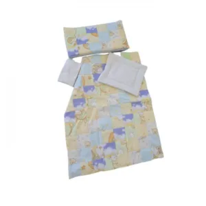 Lenjerie MyKids mini patratel multicolor Boy 4 piese 120x60