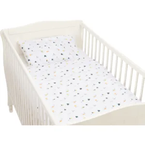 Lenjerie de pat 2 piese Fillikid Village white