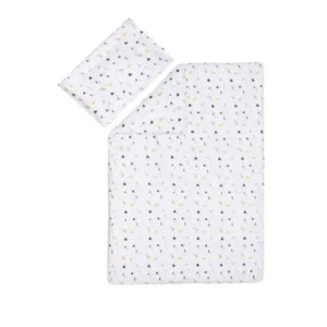 Lenjerie de pat Fillikid din jerse 2 piese Casute