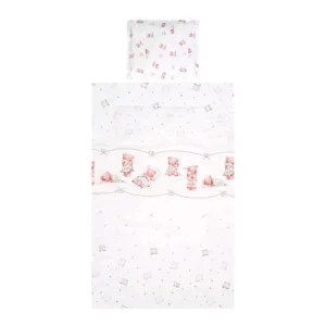 Lenjerie de pat Lorelli Classic Cosy 3 piese Beige Bear
